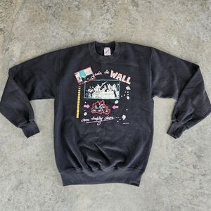 Vintage 90s Berlin Wall "When The Wall Came Tumbling Down" Crewneck Sweatshirt